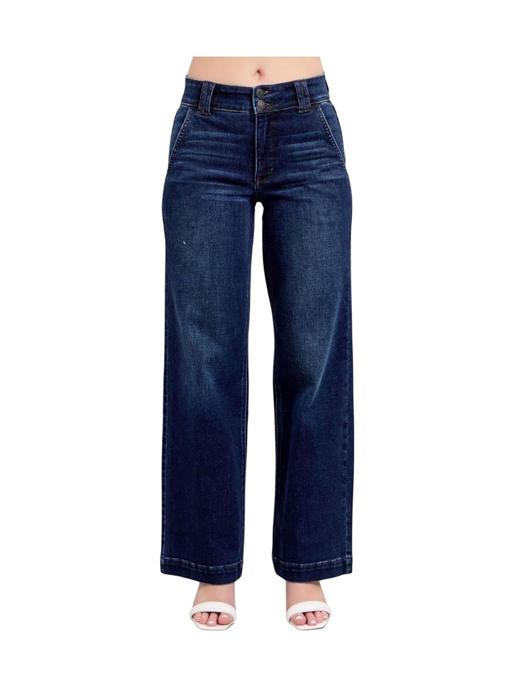 Judy Blue High Waist Wide Leg Jeans